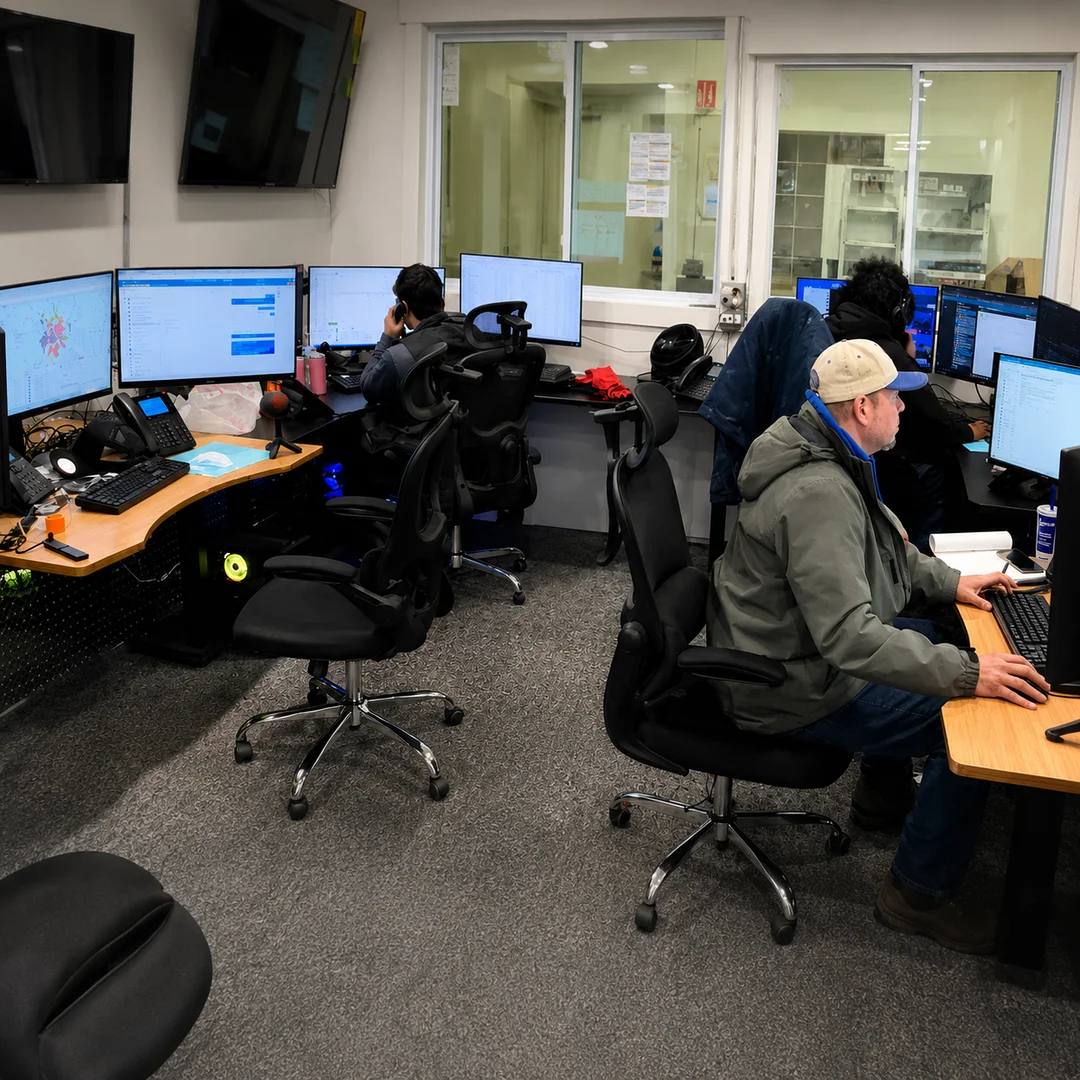 Andrews Lawn & Snow real-time snow dispatch